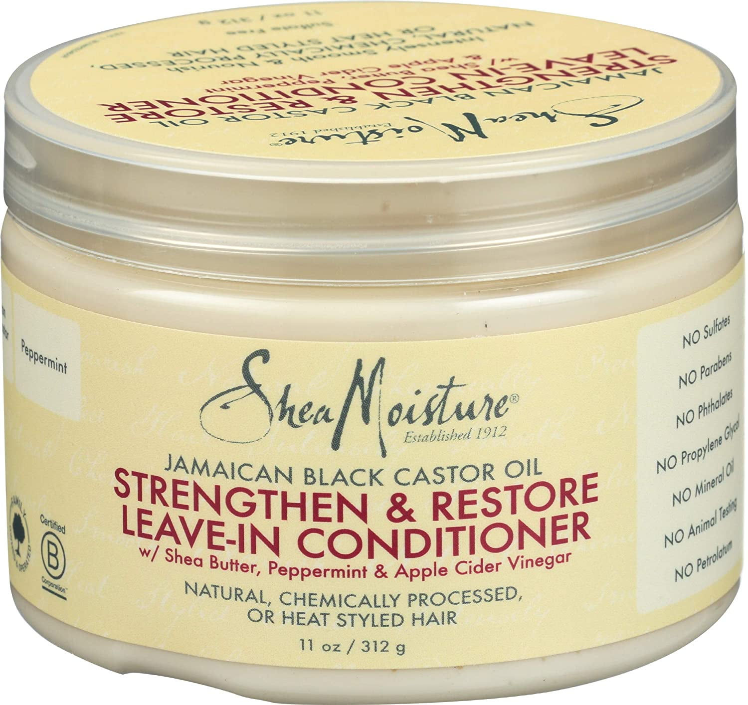 Shea Moisture Leave In Conditioner, 11 Oz