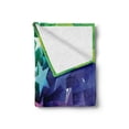 thumbnail image 2 of Colorful Soft Flannel Fleece Throw Blanket, Modern Cheerful Design with Burst of Stars in Rainbow Graphic Print, Cozy Plush for Indoor and Outdoor Use, 70" x 90", Multicolor, by Ambesonne, 2 of 6