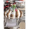 thumbnail image 5 of Outdoor Tablecloth with Umbrella Hole for Patio/Picnic/Party/Camping, Brown Striped Waterproof Table Cloth Round Cover Washable, Watercolor Farmhouse Stripes Abstract (Dia 60"), 5 of 9