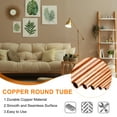 thumbnail image 3 of Uxcell Copper Round Tube, 12mm OD x 1mm Wall Thickness x 100mm(4") Length Pure Copper Tube Seamless Metal Straight Pipe Tubing for DIY Crafts Industry Construction(Pack of 2), 3 of 7