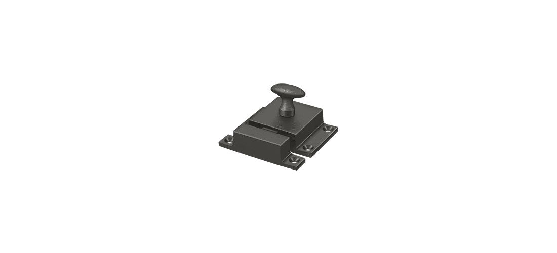 Deltana CL1580U10B Cabinet Lock; 1-3/5" x 2-3/10"; Oil Rubbed Bronze Finish