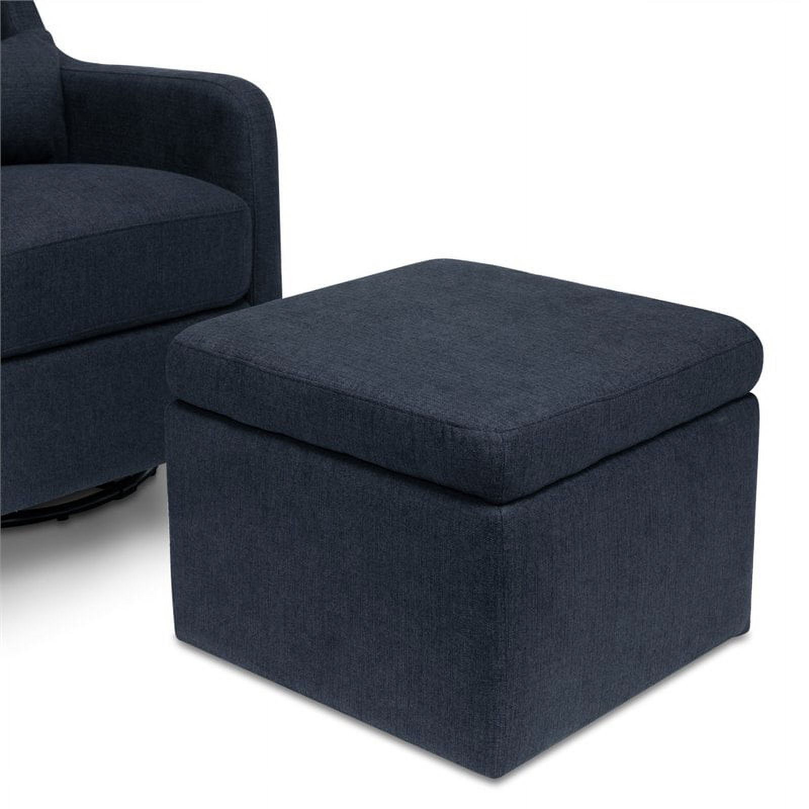 Carter's by DaVinci Adrian Glider with Ottoman, Navy