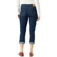 thumbnail image 2 of Levi Strauss Signature Women's and Women's Plus Mid Rise Capri Jeans, 25" Inseam, Sizes 2-28, 2 of 4