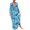 Sky Blue, variant on Fesfesfes Fall and Winter Dress Women Sexy Long Sleeve Printed V-Neck Long Dresses Sale Tops on Clearance