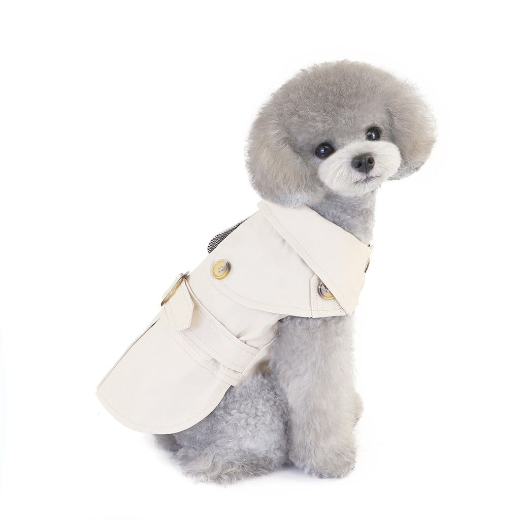 Coats Pet clothes European and tricolor windbreaker small dog pet clothes