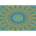 thumbnail image 1 of Ahgly Company Machine Washable Indoor Rectangle Transitional Hazel Green Area Rugs, 3' x 5', 1 of 7