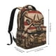 thumbnail image 2 of Fotbe Patriotic Deer Soldier Salute Mochila Casual con Estampado para Escuela, Viajes y Actividades al Aire Libre - Duradera, Ligera y Cómoda, 2 of 5