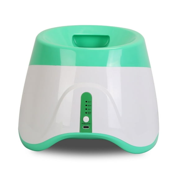 NNYYS Dog Ball Launcher Automatic,9-29ft Ball Thrower Rechargeable Ball Thrower, LED Indicator Dog Toy, Included 6 Mini Tennis Balls for Small Dogs