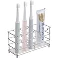 thumbnail image 2 of Amazer Toothbrush Holder, Stainless Steel Toothpaste and Toothbrush Holder with Multi-Functional 7 Slots, Stand Bathroom Organizer for Toothbrush, Toothpaste, Facial Cleanser, Comb, Nickel, 2 of 5
