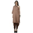 thumbnail image 5 of Moomaya Designer Printed One Shoulder Bell Sleeve Kurti w/ Pants Ethnic Clothing Sets For Women, 5 of 7