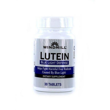 Windmill Lutein Blue Light Defense Tablets for Eye Health, 30 Ea