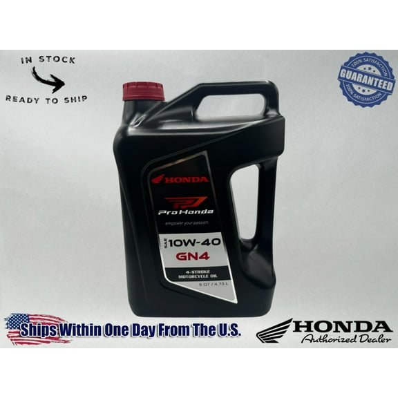 Honda Genuine OEM Authentic Standard GN4 10W-40 5 Quart Jug 08232-M99-L8JA1
