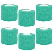 Tattoo Grip Tape, 6pcs 2.95"x 5Yards Disposable Cohesive Tattoo Grip Cover Elastic Bandage Handle Grip Tube for Tattoo Machine Tattoo Grip Accessories(Green)