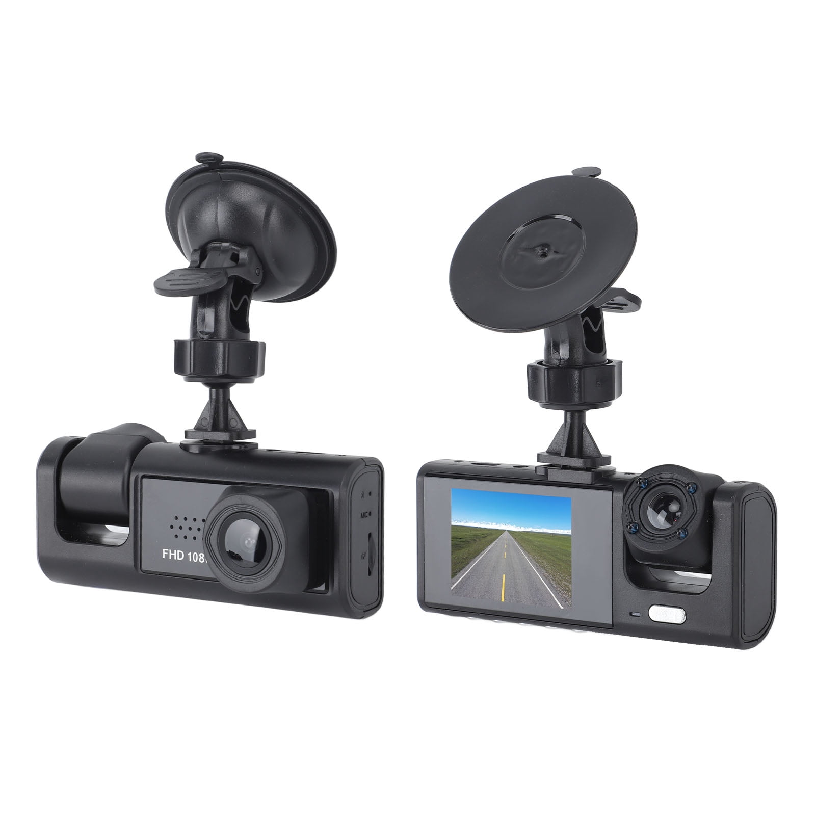 Car Driving Recorder, 1080P 3inch HD Image Dual Dash Cam  for Cars