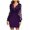 Purple, variant on Women's Casual Tennis DressWomen Fashion Sequins Summer Black Elegant Party Club Dress Purple M