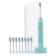 thumbnail image 4 of Fiudx Cepillo de Dientes Eléctrico, Vibración Silenciosa, 5 Modos, Resistencia Al Agua Ipx7, Temporizador, 8 Cabezales de Repuesto, Recargable Por Usb, Estuche de Viaje Portátil, Blanco, Azul y Rosa,, 4 of 6
