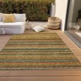 thumbnail image 6 of Addison Rugs Chantille Indoor/Outdoor Transitional Stripes Coral Washable Rectangle Rug, 2'6" x 3'10", 6 of 6