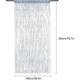 thumbnail image 5 of Cortina Opaca Antimoscas Cortina De Puerta Purpurina Mosquitera Panel Cortinas De Hilo Decoración Pared Ventana Puerta Habitación con Flecos 100x200cm, 5 of 5