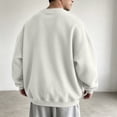 thumbnail image 7 of RJMDKXZ Fleece Crew Neck Sweatshirts Men Oversized Plus Size Casual Solid Soft Pullover Long Sleeve Sweat Shirts, 7 of 7