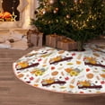 thumbnail image 5 of KLL Christmas Tree Skirt,Party Decorations Farmhouse for Christmas Decorations Holiday Party 48" -Autumn Red Truck, 5 of 6