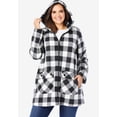 thumbnail image 5 of Woman Within Plus Size Hooded Fleece Coat, 5 of 5