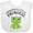 AA-White, variant on Inktastic Grandpa's Little Princess Cute Frog Girls Baby Bib