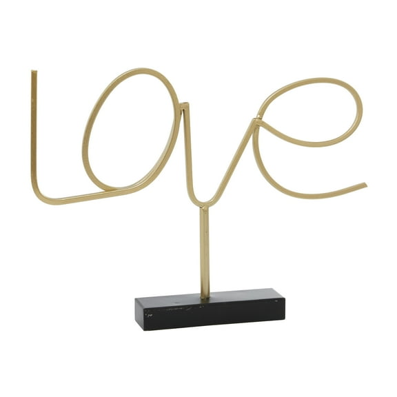 DecMode Sign Love Metal Decorative Sign, 1-Piece