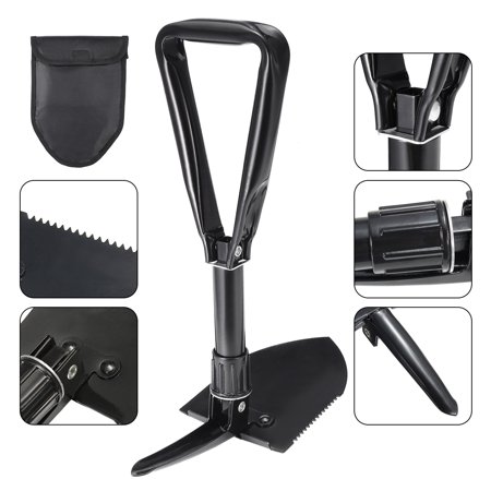 - Tactical Combat Camping Folding Shovel Pick Entrenching Outdoor Shovel Multi-Function