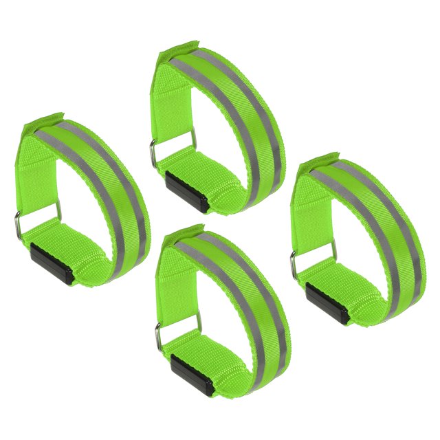 Unique Bargains Bracelet LED, Lot de 4 Bracelets Lumineux LED, Vert