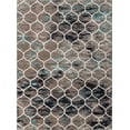 thumbnail image 3 of Unique Loom Trellis Frieze Collection Area Rug - Rounded (9' x 12' Rectangle Blue Multi/Ivory), 3 of 7