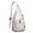 Multicolor, variant on Tribal Elephant Print Sling Backpack - Boho Chic Vintage Design Crossbody Bag, Multi-Functional Travel Pack with Layered Storage