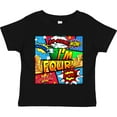 thumbnail image 3 of Inktastic I'm Four Comic Book Boys or Girls Toddler T-Shirt, 3 of 5