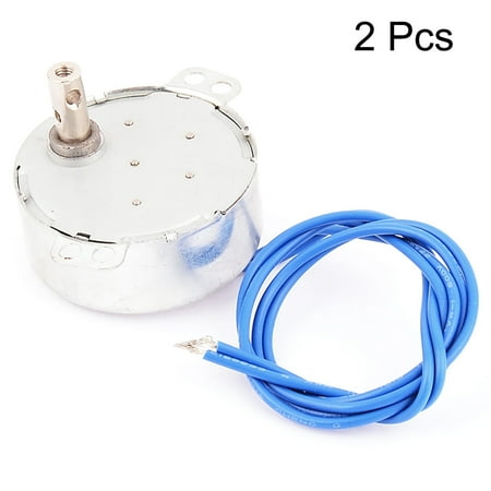 3rpm Motor - Unique Bargains 1/2pcs CCW/CW Direction 4W 50/60Hz Frequency 2.5-3RPM Synchronous Motor AC 100-127V