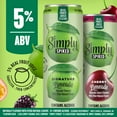 thumbnail image 2 of Simply Spiked Signature Hard Limeade, 24 fl oz Can, 5% ABV, 2 of 6