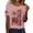 Pink, variant on YVNAURA America's Semiquincentennial 250 Years Women's Short Sleeve Tee Under $20 2026 Independence Day Top USA Retro Flag Graphic Shirt for 4th of July