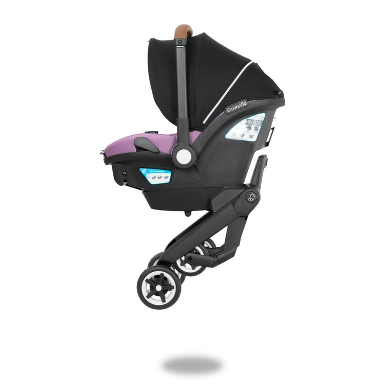 Evenflo Shyft DualRide Infant Car Seat Stroller Combo Opal with Extended  Canopy and Carryall Storage - Walmart.com