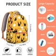 thumbnail image 6 of "Chicken Themed Laptop Backpack for Teens & Adults - Durable Waterproof Backpack for School & Travel, Stylish Chicken Print, Spacious Bookbag", 6 of 6