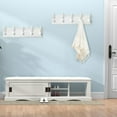 thumbnail image 2 of Coat Rack Wall Mounted Coat Hooks Wall Mounted \u\u Hole to Hole Large Coat Hanger Wall Hook Rack Hooks for Hanging Coats Hats Jacket Clothes Entryway Rustic s, 2 of 7