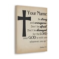 thumbnail image 3 of Scripture Walls Personalized Be Strong and Courageous Joshua 1:9 Cross Bible Verse Canvas Christian Wall Art Ready to Hang Unframed, 3 of 7