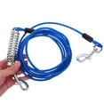 thumbnail image 5 of KONTONTY Dog Tie Out Cable Dog Runner Cable With Swivel Hook And Shock Absorbing Spring Dog Leash Run Tether Leash For Small To Medium Pets, 5 of 8