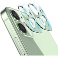 thumbnail image 1 of BAMAIA Protecteur d'Objectif de Caméra pour iPhone 12, Anneau de Protection d'Objectif en Alliage d'Aluminium - Vert, 2 Pcs, 1 of 7