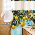 thumbnail image 2 of No Hook Shower Curtain with Built-in Rings - Tropical Ocean Lemon Washable Waterproof Fabric Bathroom Curtains for Hotel,Rentals, Stall 48 X 72 Inch , Home Sweet Home, 2 of 9