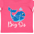 thumbnail image 4 of Inktastic Big Sis Whale Girls Sister Girls Toddler T-Shirt, 4 of 5