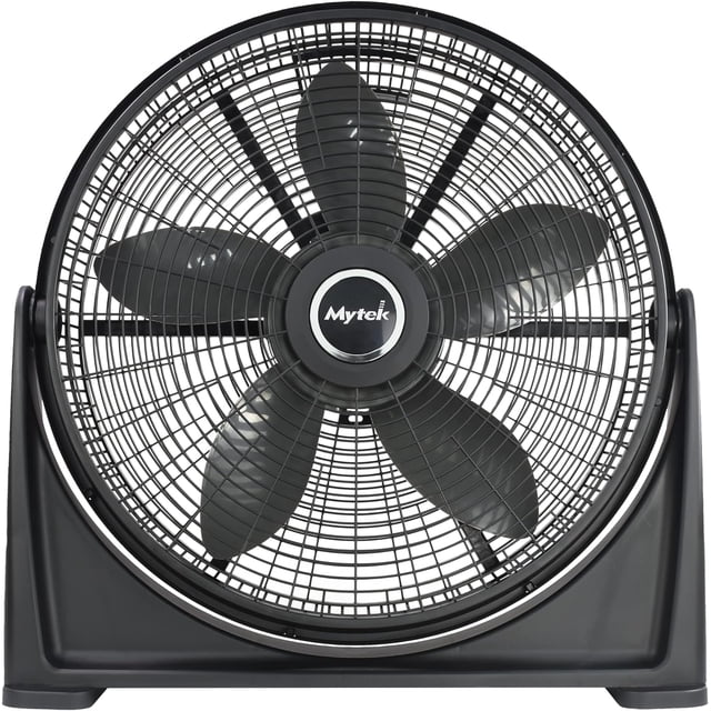 Ventilador de Piso Mytek 3409 3 Velocidades 2 en 1 Plástico Negro 20'
