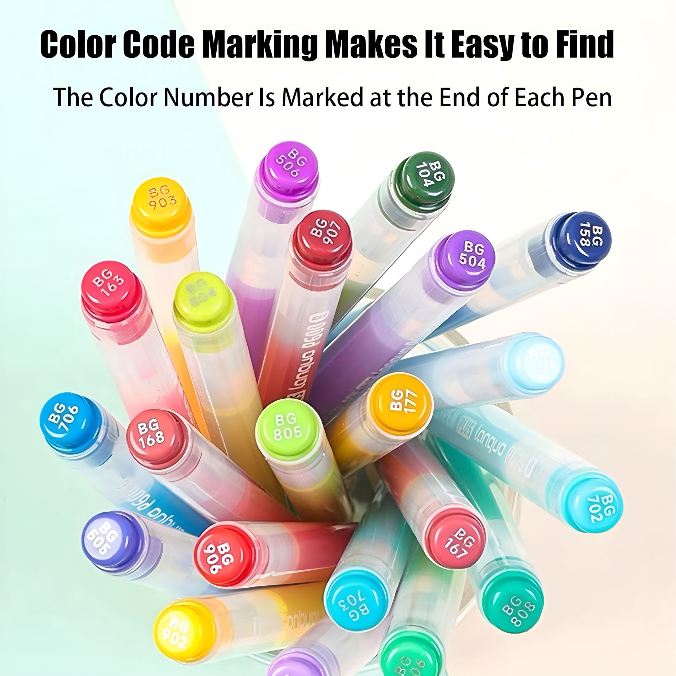 CCOCC 3D Acrylic Painting Gel Pens,Glitter Gel Pens for Adult Coloring,Multi-Colored 3D Gel Pen,Drawing,Diy Projects,Crafts Art Supplies(72Pcs)