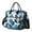 Blue Pioneer Flower-1, variant on OBREWU Blue Pioneer Flower Women's Insulated Leakproof Large Lunch Bag, Oxford Cloth