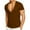 Khaki-02, variant on Rvwovn Men's Deep V-Neck Workout T-Shirt Short Sleeve Quick-Dry Athletic Tees Slim Fit Activewear