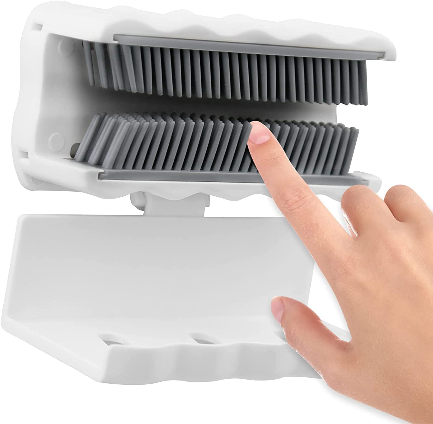 Hair Catcher, Reusable Shower Wall Hair Collector Hair Trap for Drain Protector, Silicone Hair