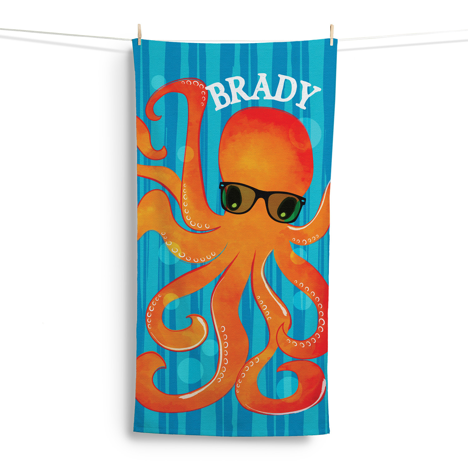Octopus Plush Beach Towel