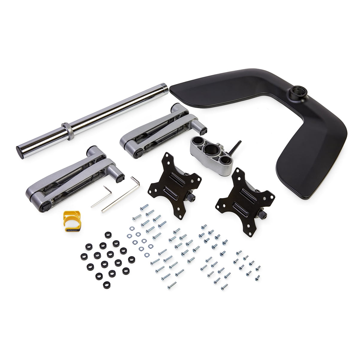 DUAL MONITOR STAND FOR UP TO 32 MONITORS ARTICULATING ARMS